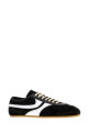 Двухцветные кроссовки из кожи и замши DRIES VAN NOTEN (2620217000133)