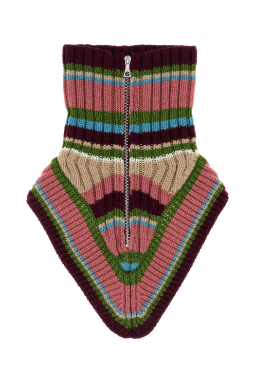 Embroidered wool Morriso neckwarmer DRIES VAN NOTEN (2620222054708)