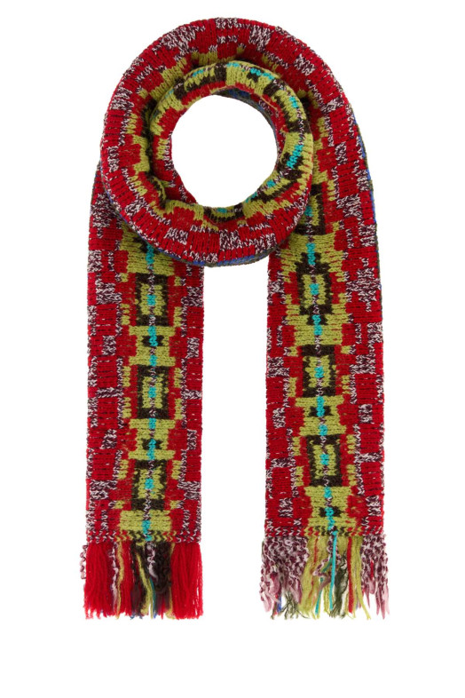 Вишитий шарф Marka з вовняної суміші від DRIES VAN NOTEN (2620222114742)