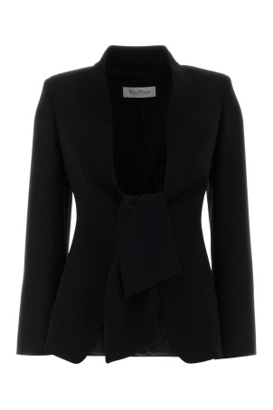 Black crepe Polo blazer MAX MARA (2621046041600)