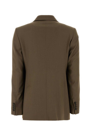 Sage green wool Unione blazer Blue MAX MARA (2621046131600)