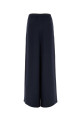 Navy blue silk Volonta wide-leg pant Blue MAX MARA (2621136021600)