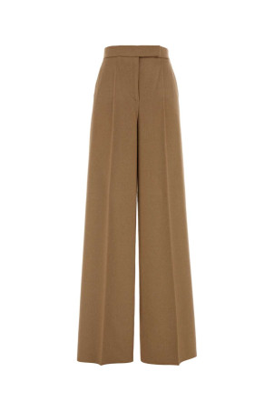 Camel flannel Filato wide-leg pant MAX MARA (2621136022600)
