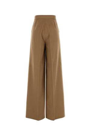 Camel flannel Filato wide-leg pant MAX MARA (2621136022600)