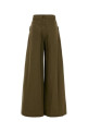 Army green denim Alamaro wide-leg jeans MAX MARA (2621136081600)