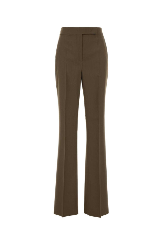 Khaki wool Calte pant Blue MAX MARA (2621136181600)
