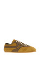 Mustard suede sneakers DRIES VAN NOTEN (2621317000132)
