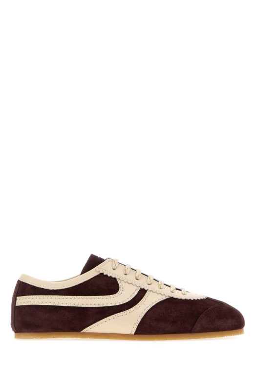Grape suede sneakers DRIES VAN NOTEN (2621317000132)