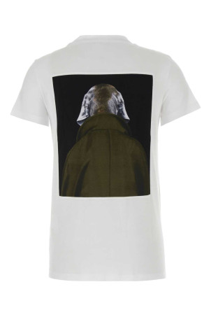 White cotton Calca t-shirt Green MAX MARA (2621946071600)
