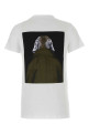 Біла бавовняна футболка Calca, зелена, MAX MARA (2621946071600)