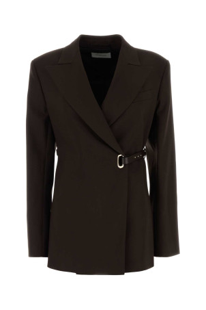 Brown stretch viscose Cinta blazer SPORTMAX (2622046011600)