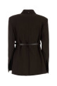 Brown stretch viscose Cinta blazer SPORTMAX (2622046011600)