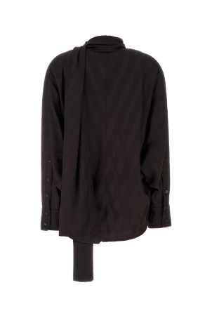 Dark brown viscose Corsaro shirt Blue SPORTMAX (2622196031600)