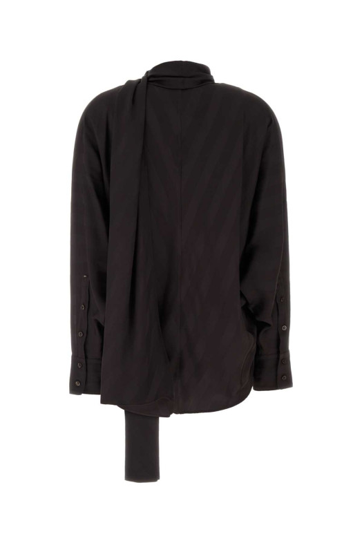 Dark brown viscose Corsaro shirt Blue SPORTMAX (2622196031600)