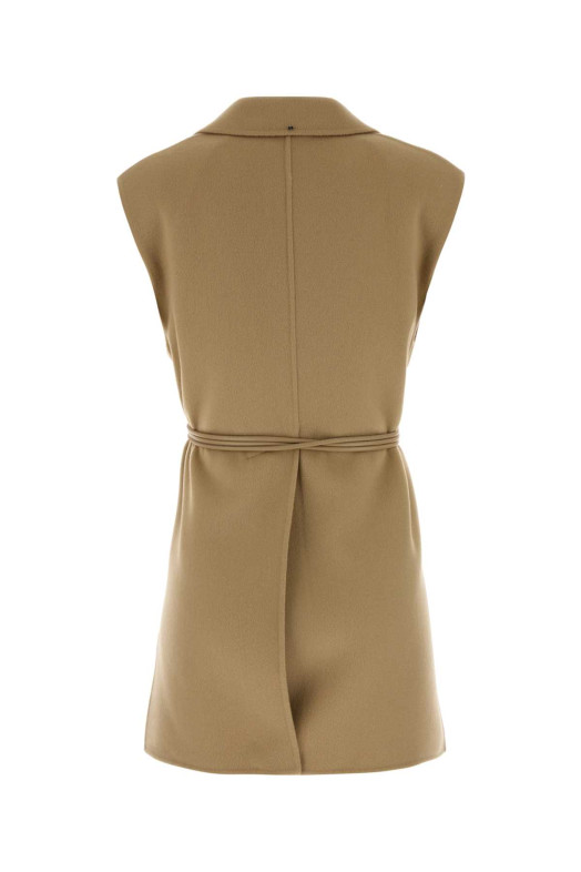 Beige wool Rapido vest SPORTMAX (2622276011600)