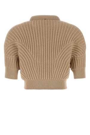 Beige cotton blend Fatti sweater SPORTMAX (2622366061600)