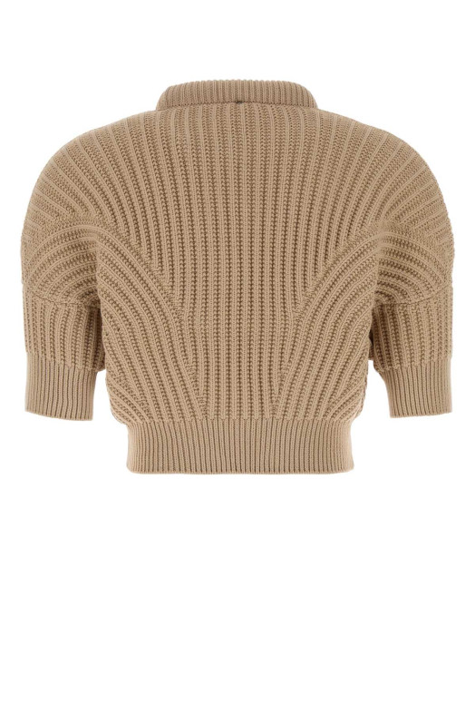 Beige cotton blend Fatti sweater SPORTMAX (2622366061600)