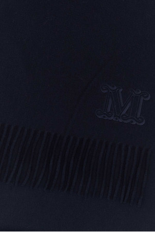 Midnight blue cashmere Dalia scarf Blue MAX MARA (2624546311600)