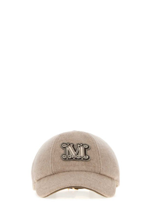 Cappuccino cashmere Ordine baseball cap Beige MAX MARA (2624576011600)