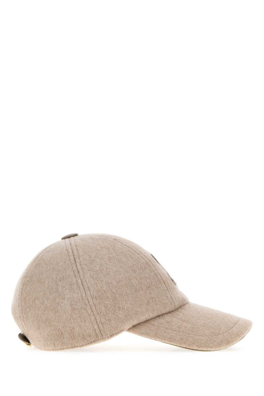 Cappuccino cashmere Ordine baseball cap Beige MAX MARA (2624576011600)