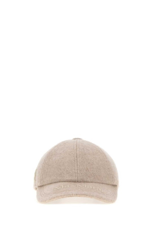Cappuccino cashmere Lancia baseball cap Beige MAX MARA (2624576031600)