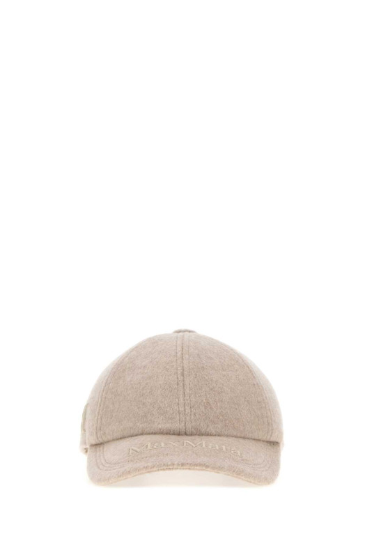 Cappuccino cashmere Lancia baseball cap Beige MAX MARA (2624576031600)