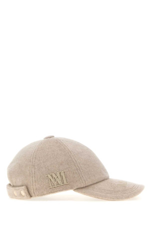 Cappuccino cashmere Lancia baseball cap Beige MAX MARA (2624576031600)