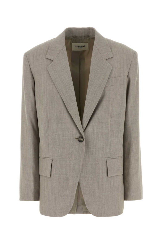 Cappuccino wool Attila blazer WEEKEND (2625046071600)