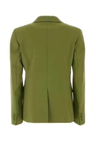 Green wool Lamine blazer Blue WEEKEND (2625046081600)