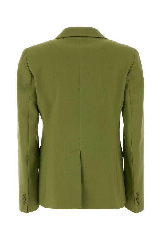 Green wool Lamine blazer Blue WEEKEND (2625046081600)