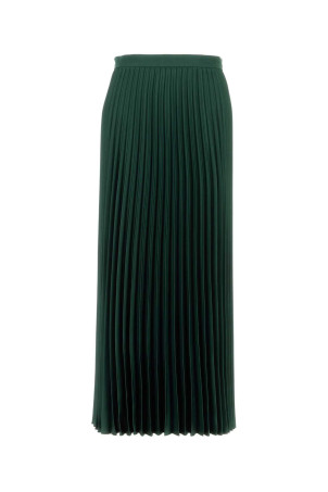 Green satin Nicchia skirt Black WEEKEND (2625106031600)