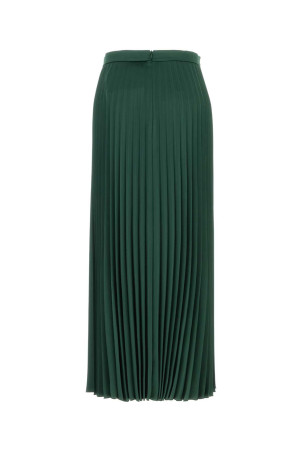 Green satin Nicchia skirt Black WEEKEND (2625106031600)