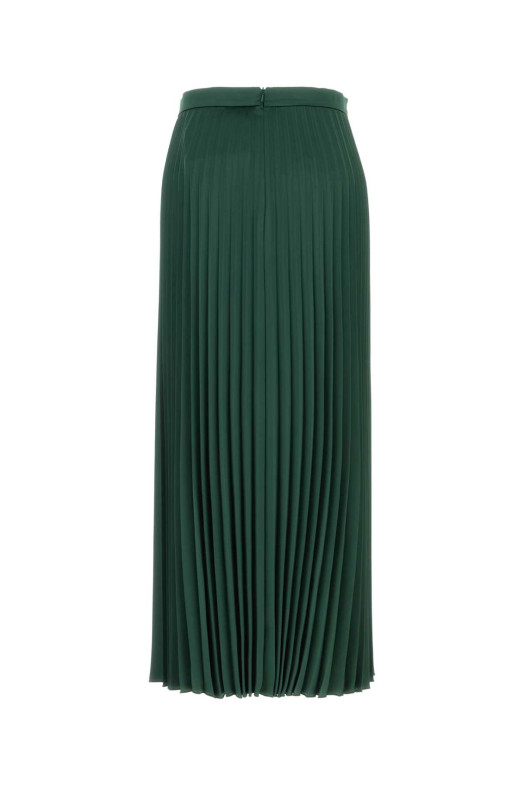 Green satin Nicchia skirt Black WEEKEND (2625106031600)