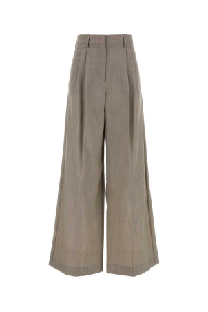 Cappuccino wool wide-leg Ovvio pant WEEKEND (2625136051600)