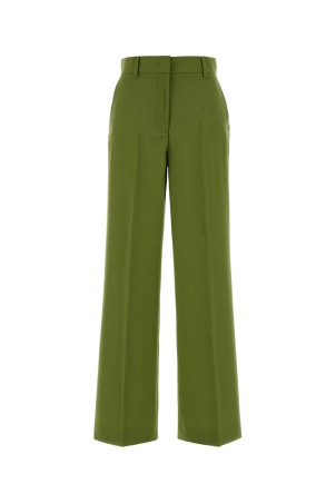 Green wool Visivo palazzo pant Blue WEEKEND (2625136061600)