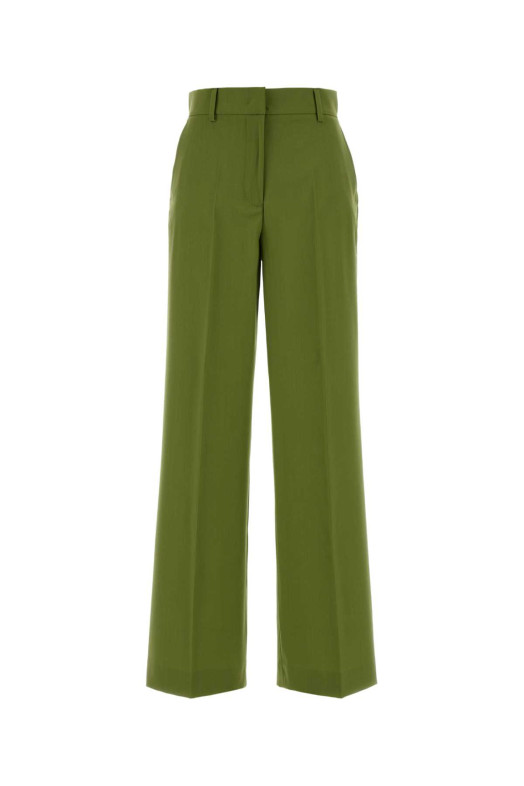 Green wool Visivo palazzo pant Blue WEEKEND (2625136061600)