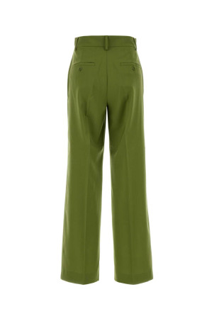 Green wool Visivo palazzo pant Blue WEEKEND (2625136061600)