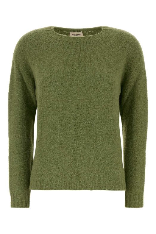 Green alpaca blend Ghiacci sweater WEEKEND (2625366211600)