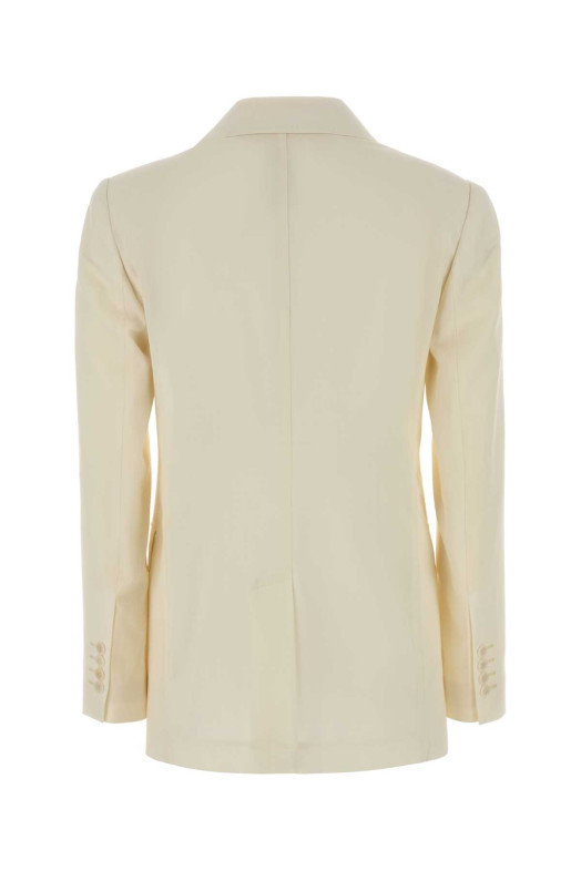 Cream wool Assenzi blazer MM STUDIO (2626046021600)