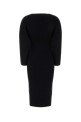 Black viscose blend Emiro dress Blue MM STUDIO (2626326011600)