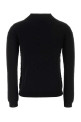 Black viscose blend Colono polo shirt Blue MM STUDIO (2626366021600)