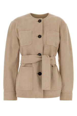 Sand suede Boemia jacket MM STUDIO (2626446021600)