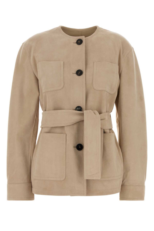 Sand suede Boemia jacket MM STUDIO (2626446021600)