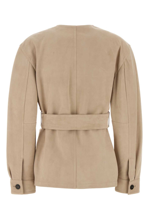 Sand suede Boemia jacket MM STUDIO (2626446021600)