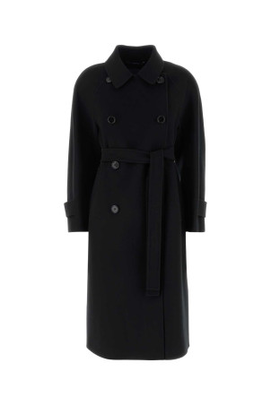Black wool Samanta coat Black S MAXMARA (2629016111600)