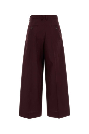 Aubergine poplin Epoca wide-leg pant S MAXMARA (2629136021600)