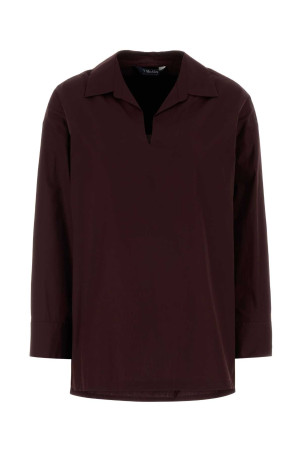 Aubergine poplin Cristel blouse S MAXMARA (2629196031600)