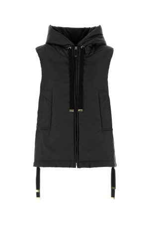 Black polyester Greengo sleeveless jacket White MM THE CUBE (2629296014600)