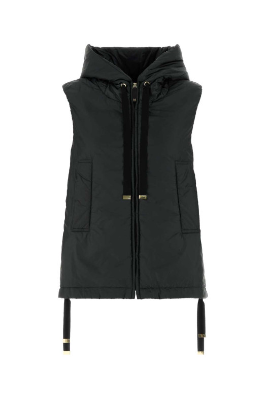 Bottle green polyester Greengo sleeveless jacket Green MM THE CUBE (2629296014600)