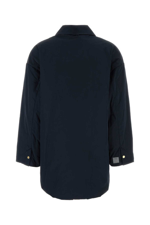 Navy blue polyester Carlotta padded jacket MM THE CUBE (2629486014600)
